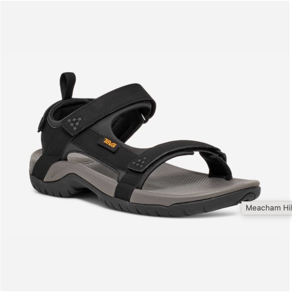 Teva Mecham Men’s Black Foam Footbed Sandals Size 10